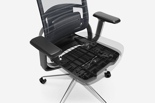 Award-winning Hip Series Reclining Mesh Executive Chair