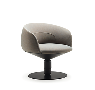 Glossy UY Series Modern Swivel Lounge Chair | Sunon